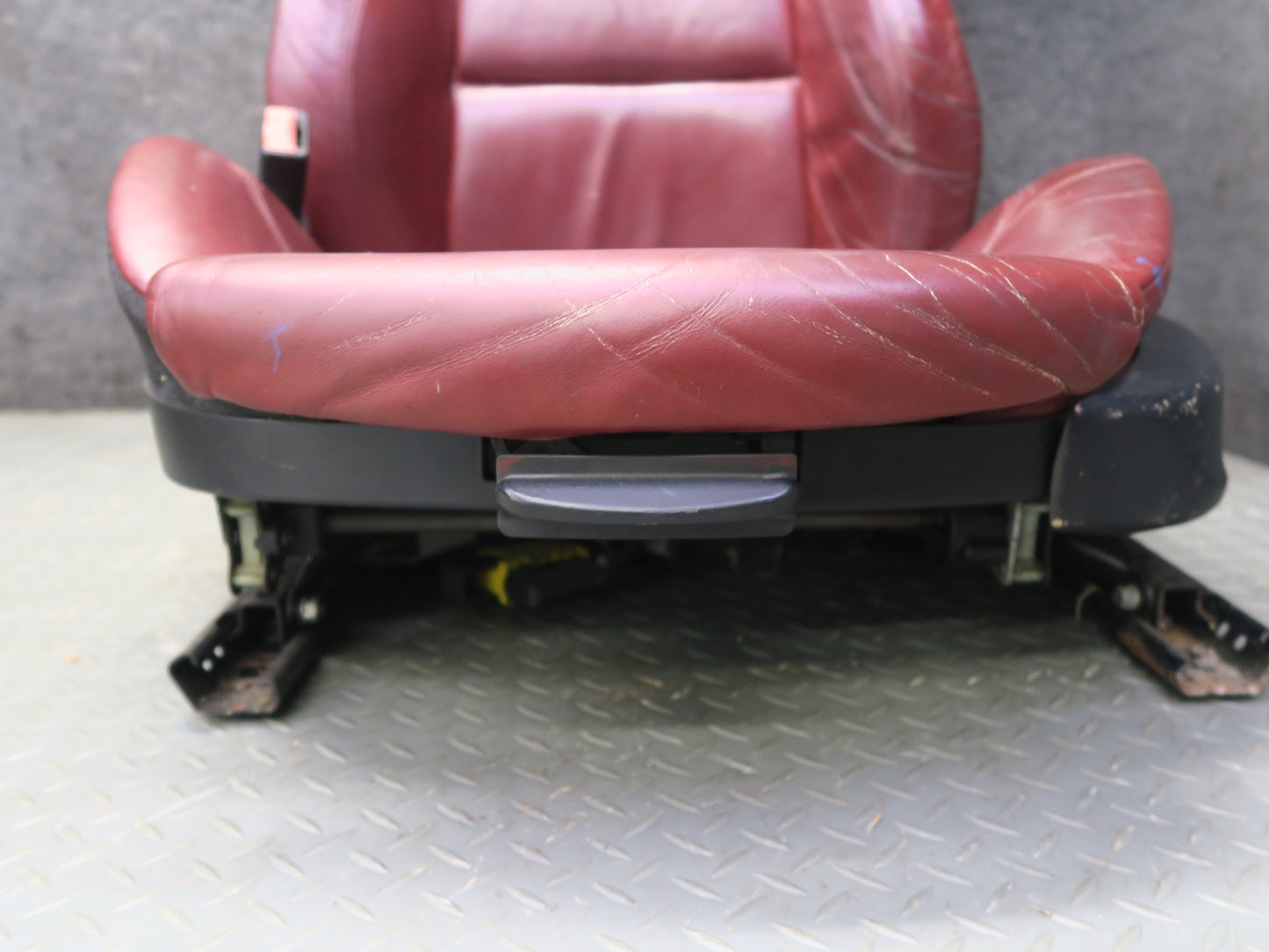 03-08 BMW E85 Z4 M-style Front Left & Right Sport Leather Heated Seat RED OEM