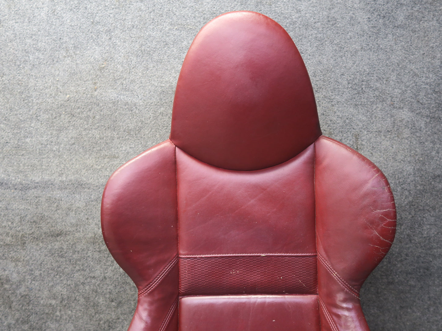 03-08 BMW E85 Z4 M-style Front Left & Right Sport Leather Heated Seat RED OEM