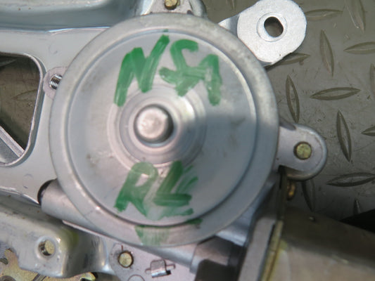 96-98 Nissan Stagea WGC34 Rear Left Door Window Regulator w Motor OEM