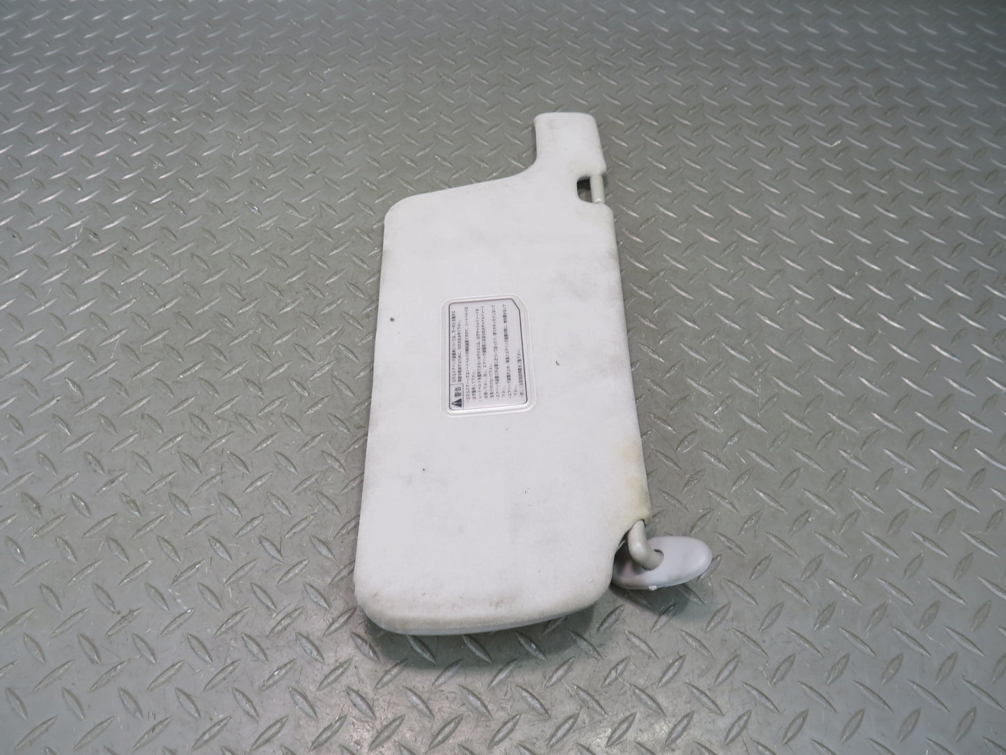 96-98 Nissan Stagea WGC34 Set of 2 Front Left & Right Sun Visor Light Gray OEM