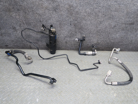 95-97 Toyota Celsior Set of 4 A/C Air Condition Hose Pipe Line w Dryer OEM