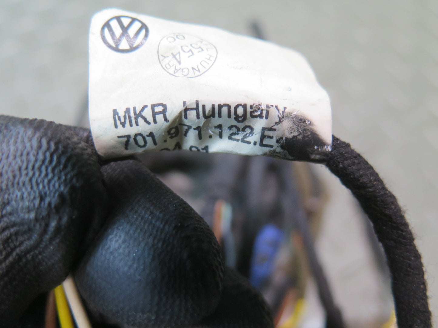 01-03 VW Eurovan T4 2.8L Rear Heated Screen Tailgate Wire Wiring Harness OEM