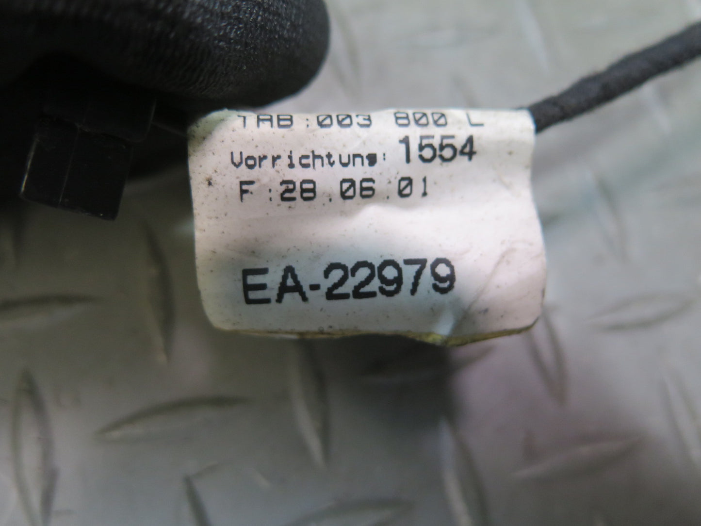 01-03 VW Eurovan T4 2.8L Rear Heated Screen Tailgate Wire Wiring Harness OEM