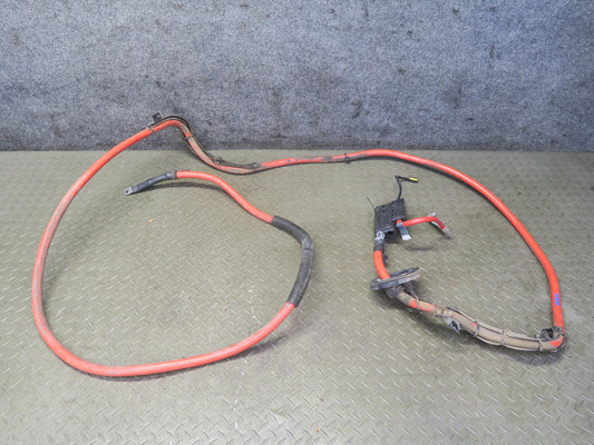 05-08 BMW E85 Z4 3.0L 2.5L M54 Positive Battery Cable w Clamp & Fuse Box OEM