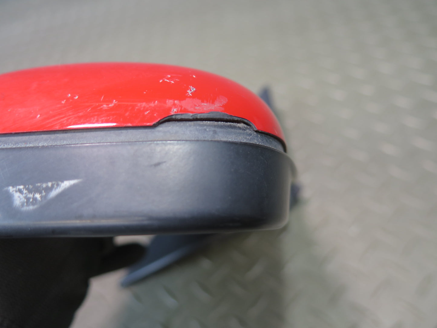 96-99 BMW E36 318iC Convertible Front Right Heated Side View Mirror RED OEM