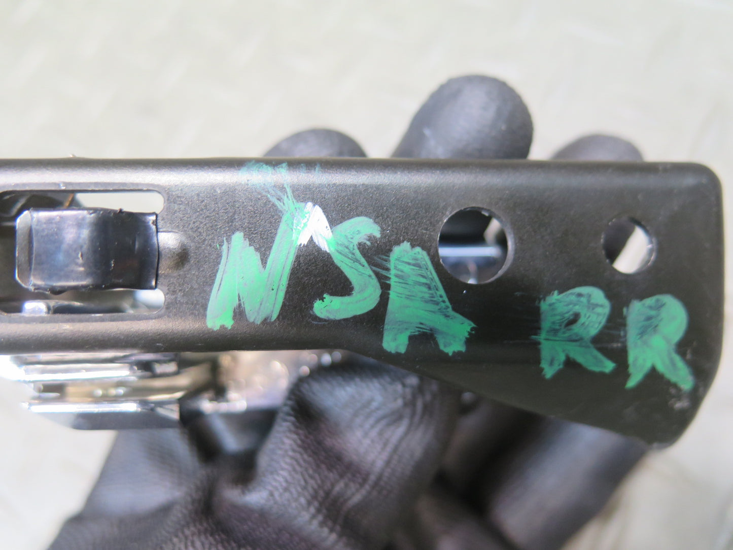 96-98 Nissan Stagea WGC34 Rear Right Seat Backrest Recline Chrome Handle OEM