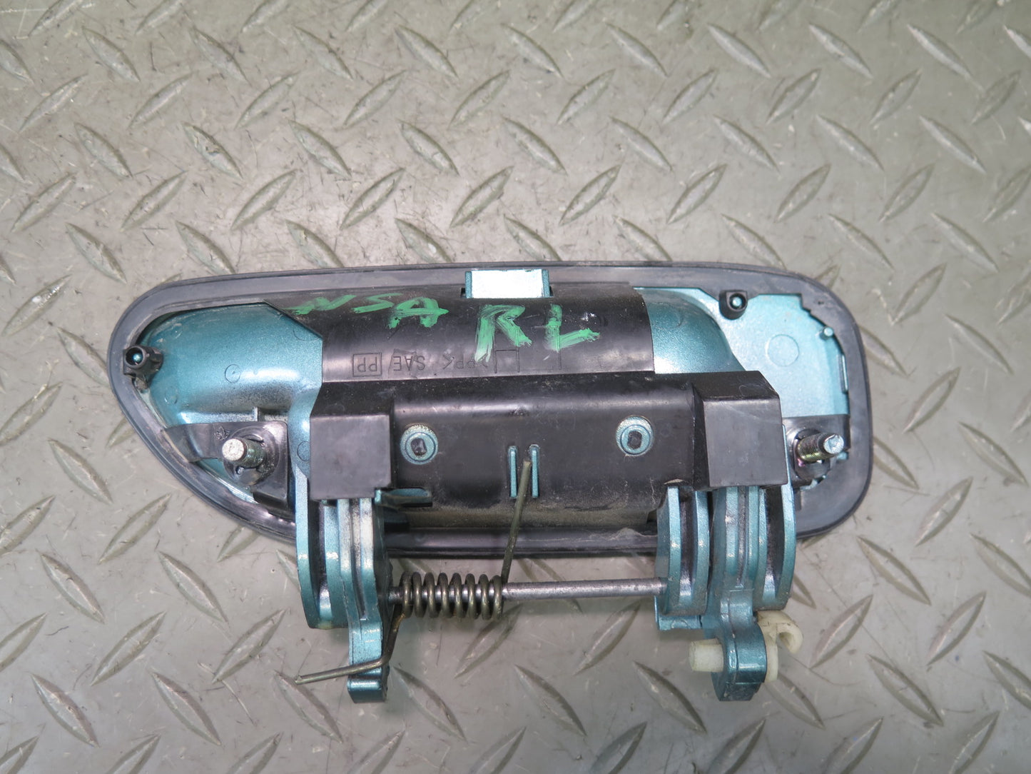 96-98 Nissan Stagea WGC34 Set of 4 Front & Rear Door Exterior Handle Green OEM