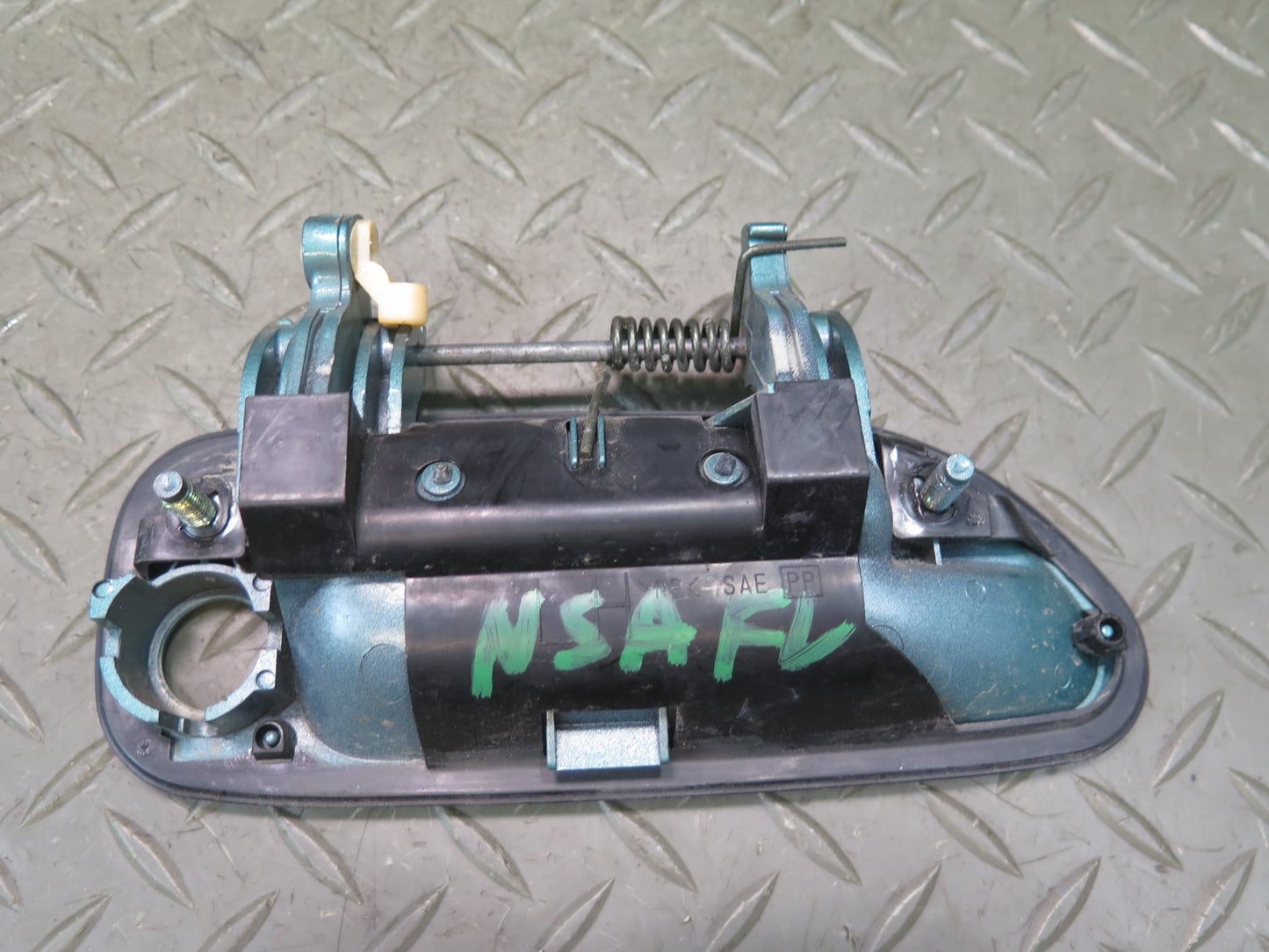 96-98 Nissan Stagea WGC34 Set of 4 Front & Rear Door Exterior Handle Green OEM