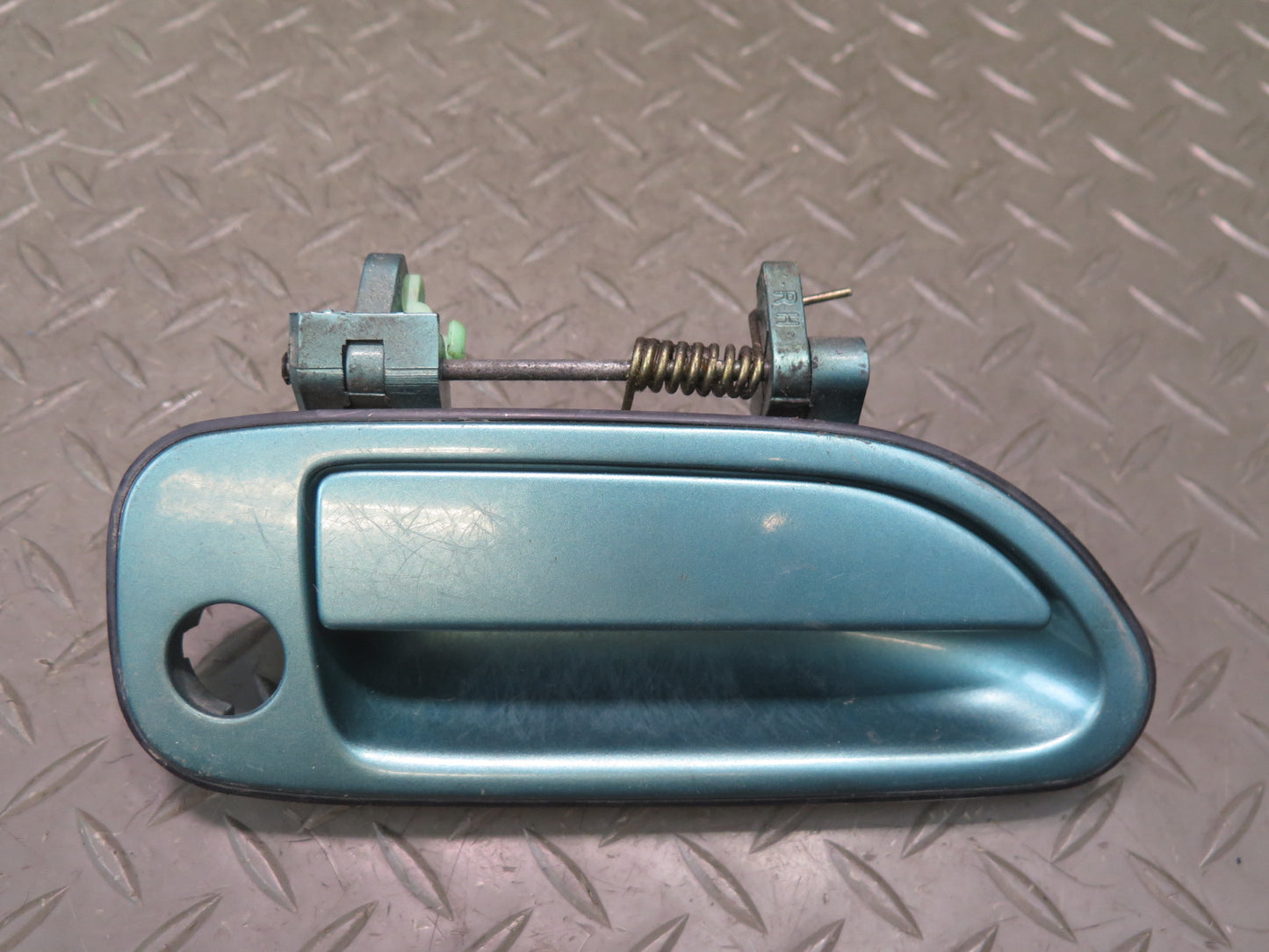 96-98 Nissan Stagea WGC34 Set of 4 Front & Rear Door Exterior Handle Green OEM