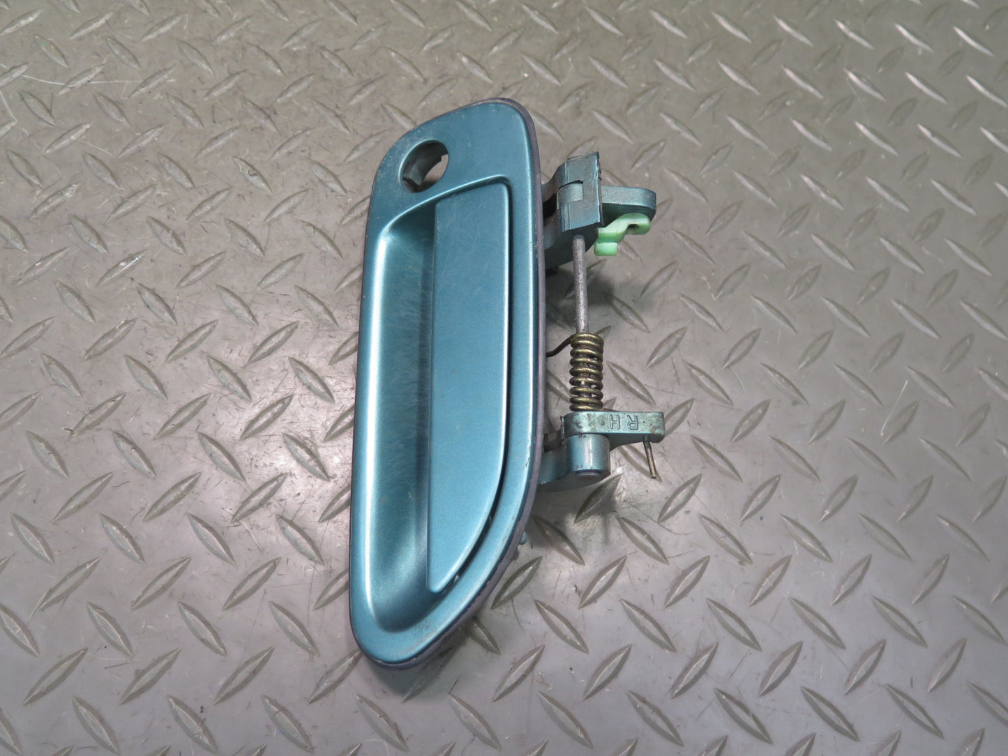 96-98 Nissan Stagea WGC34 Set of 4 Front & Rear Door Exterior Handle Green OEM