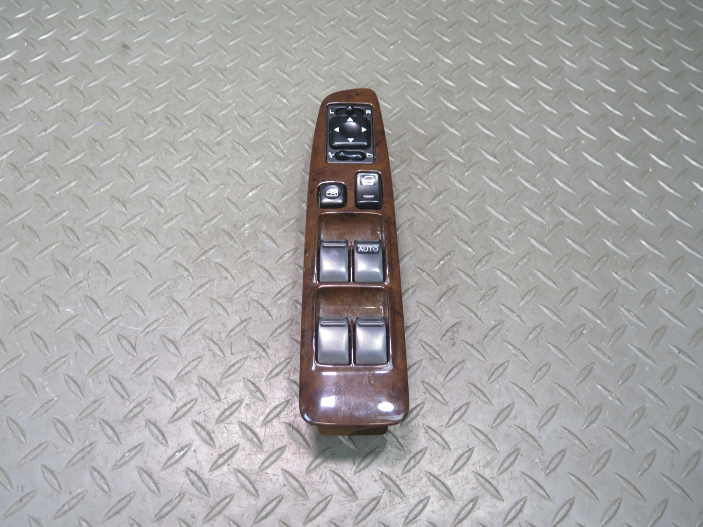 96-98 Nissan Stagea WGC34 Right Master Window Mirror Switch w Wood Trim OEM