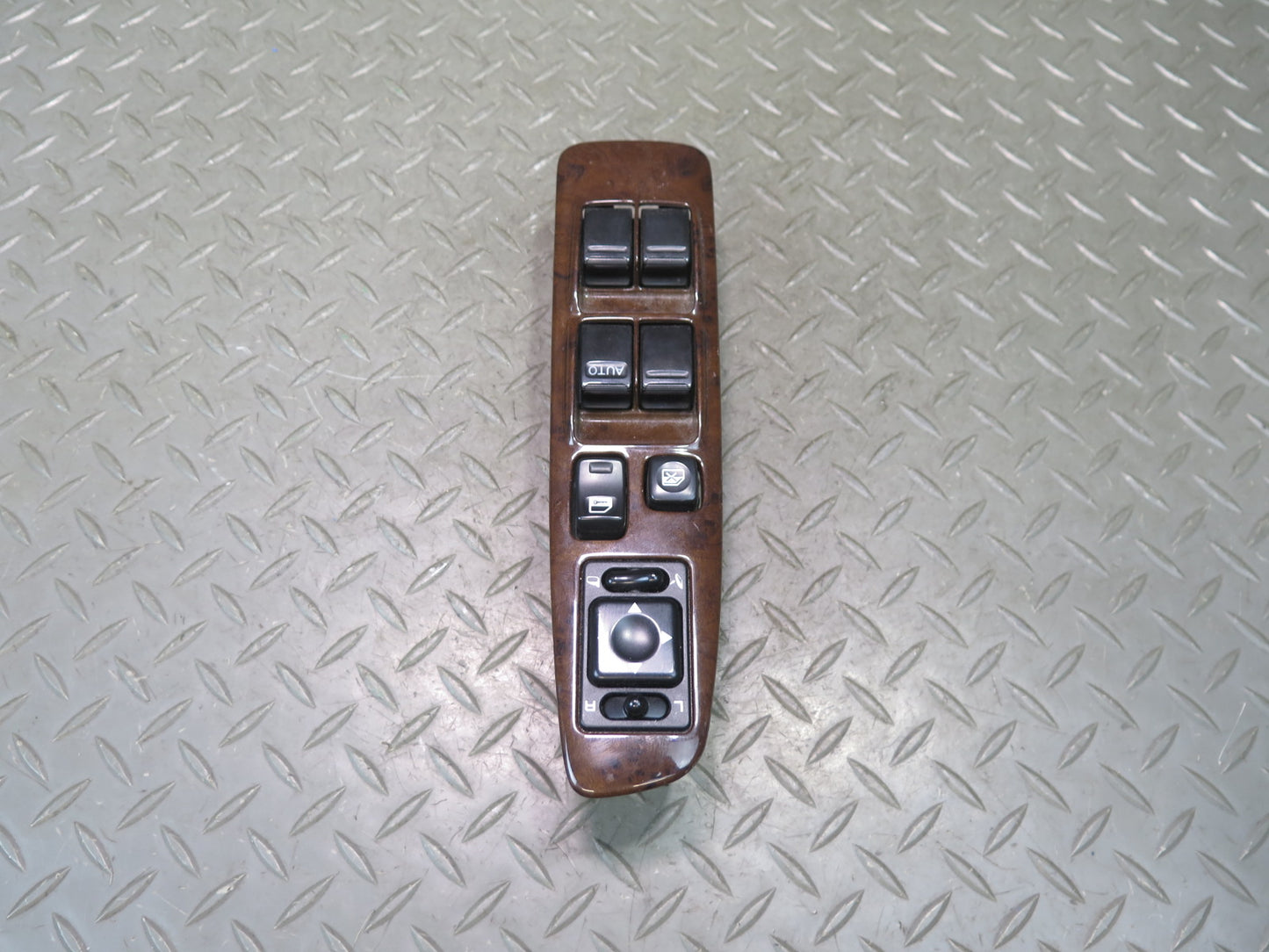 96-98 Nissan Stagea WGC34 Right Master Window Mirror Switch w Wood Trim OEM