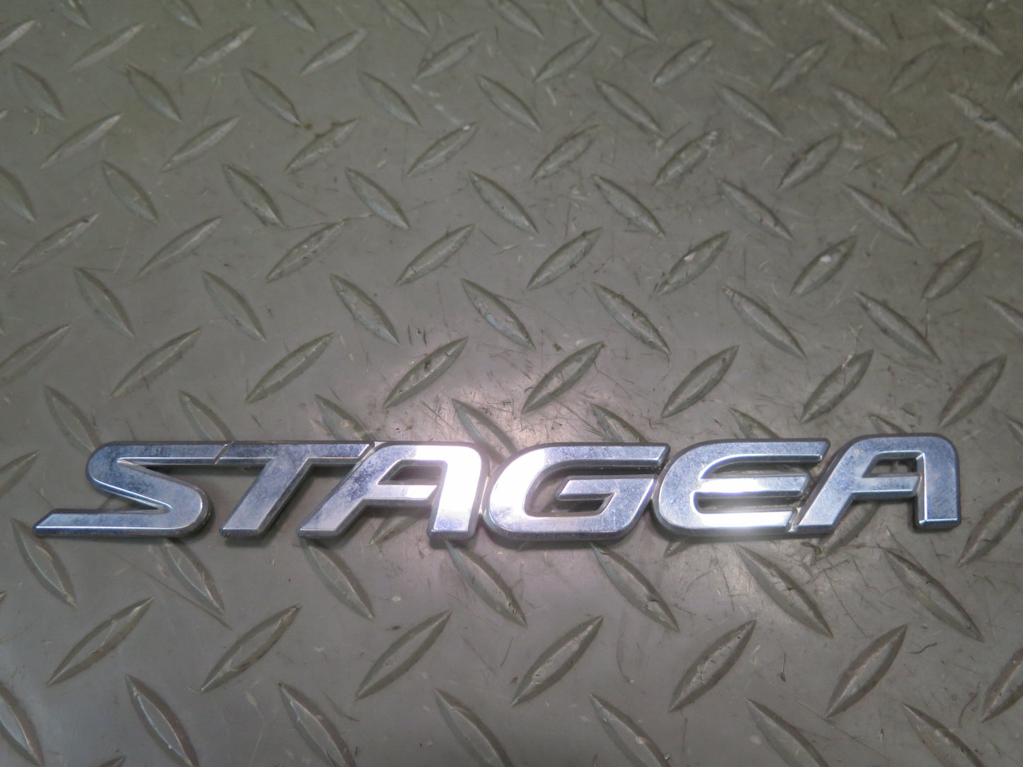 96-98 Nissan Stagea WGC34 Trunk Lid Tailgate Emblem Logo Badge Symbol Set OEM