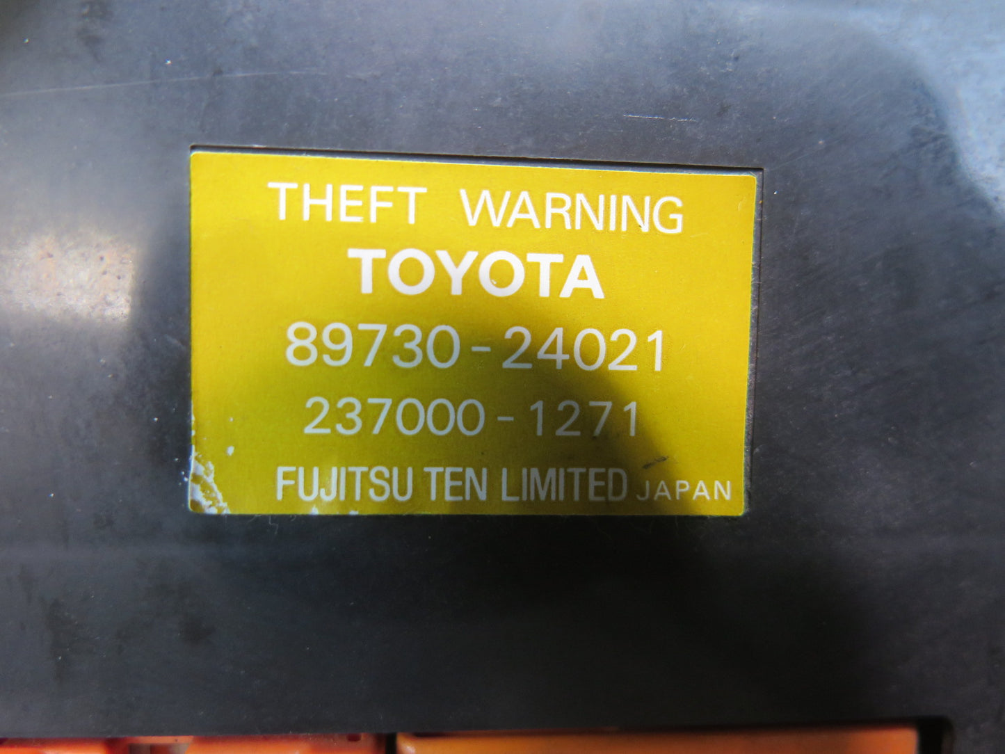 97-98 Lexus JZZ31L SC400 SC300 Theft Warning Control Module 89730-24021 OEM