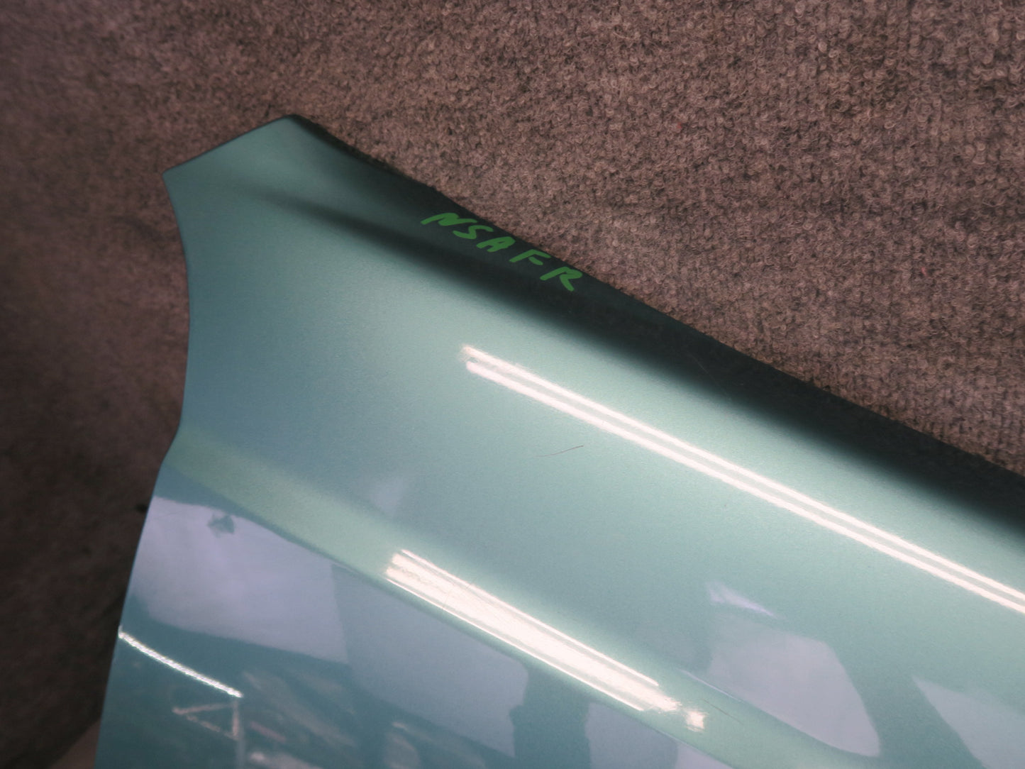 96-98 Nissan Stagea WGC34 Front Right Fender Shell Panel Cover Emerald Green OEM