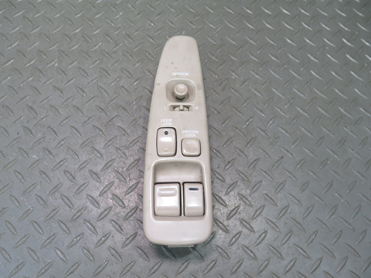 92-00 Lexus JZZ31L SC300 SC400 Left Driver Door Window Mirror Switch Ivory OEM