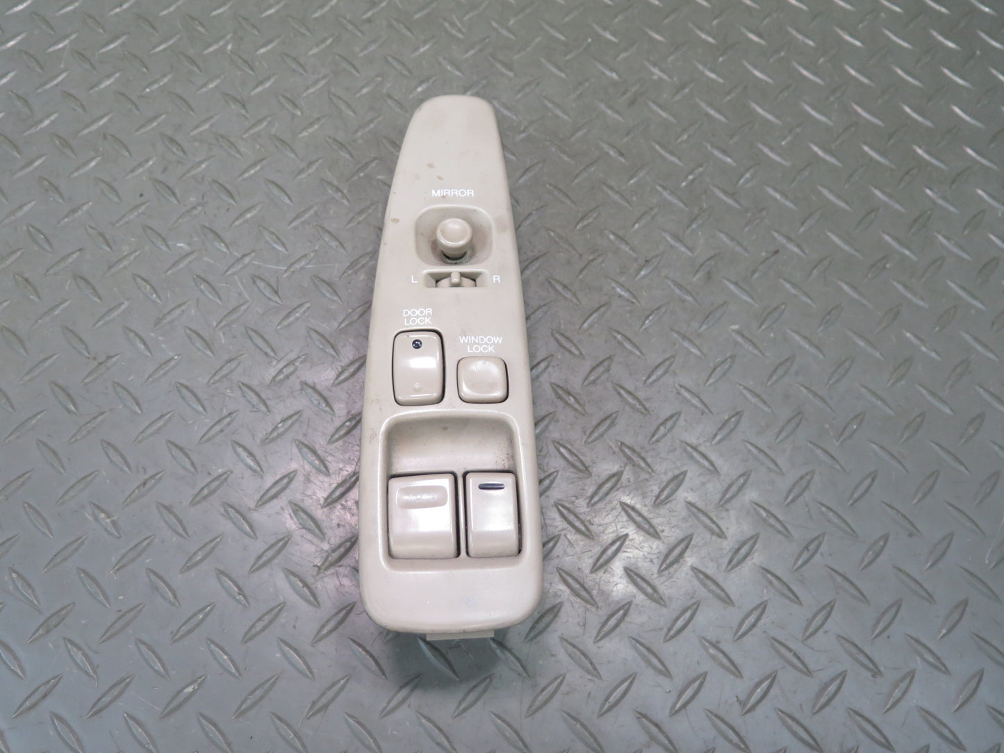 92-00 Lexus JZZ31L SC300 SC400 Left Driver Door Window Mirror Switch Ivory OEM