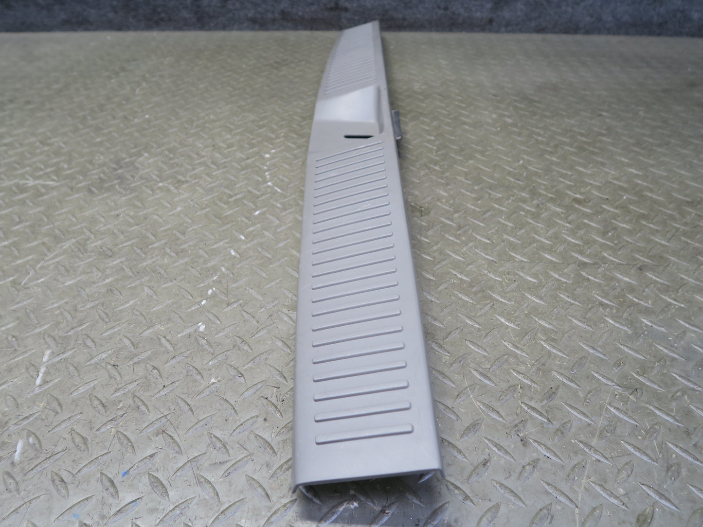 96-98 Nissan Stagea WGC34 Rear Trunk Sill Scuff Plate Trim Cover Gray OEM