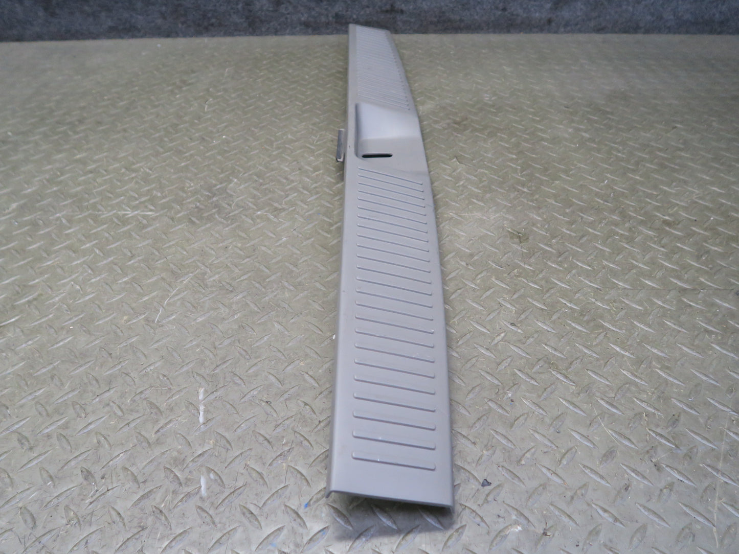 96-98 Nissan Stagea WGC34 Rear Trunk Sill Scuff Plate Trim Cover Gray OEM