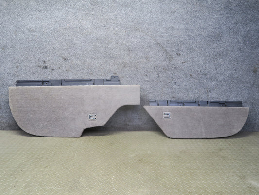 96-98 Nissan Stagea WGC34 Left Right Trunk Floor Compartment Cover Gray Set OEM