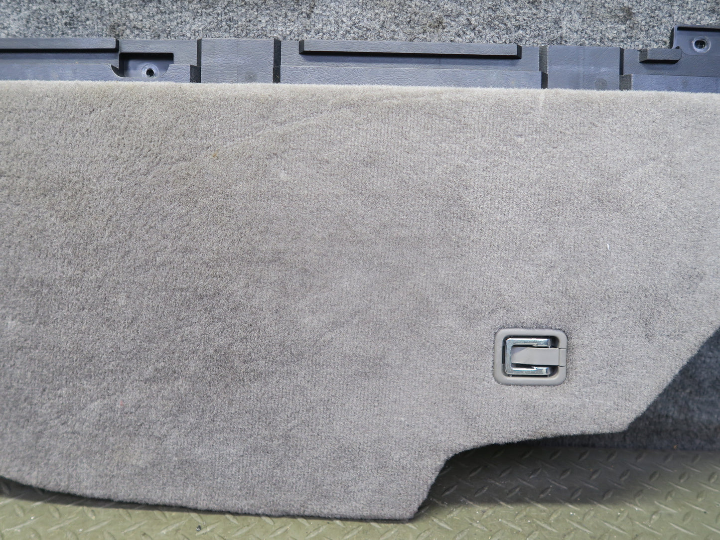 96-98 Nissan Stagea WGC34 Left Right Trunk Floor Compartment Cover Gray Set OEM