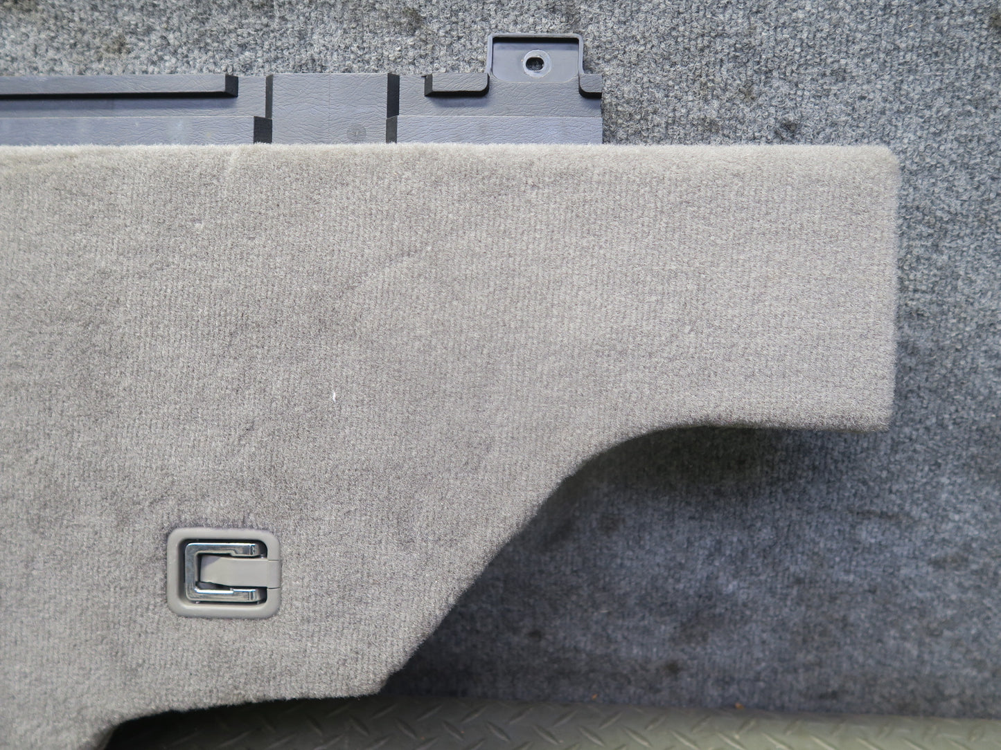 96-98 Nissan Stagea WGC34 Left Right Trunk Floor Compartment Cover Gray Set OEM