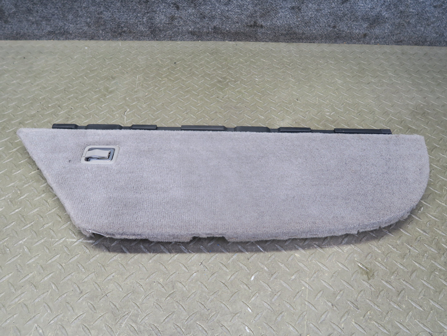 96-98 Nissan Stagea WGC34 Left Right Trunk Floor Compartment Cover Gray Set OEM