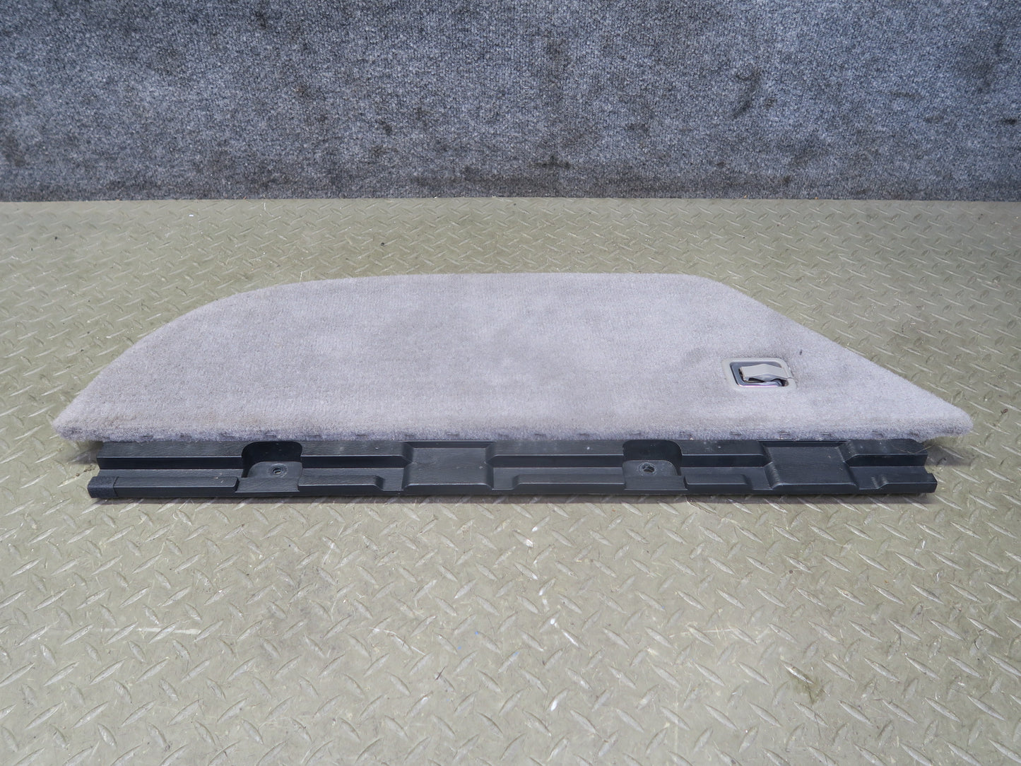 96-98 Nissan Stagea WGC34 Left Right Trunk Floor Compartment Cover Gray Set OEM