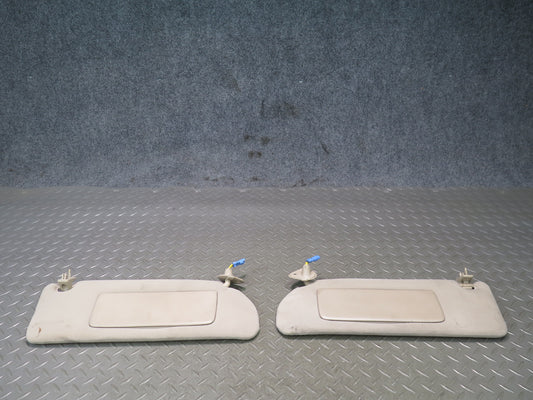 95-98 Lexus JZZ31L SC300 SC400 Set of 2 Front Left & Right Sun Visor Ivory OEM