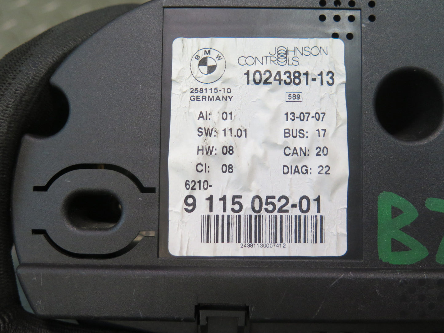 07-08 BMW E85 Z4 N52 3.0L Conv A/T Speedo ECU ECM Immo Module Lock KEY Set OEM