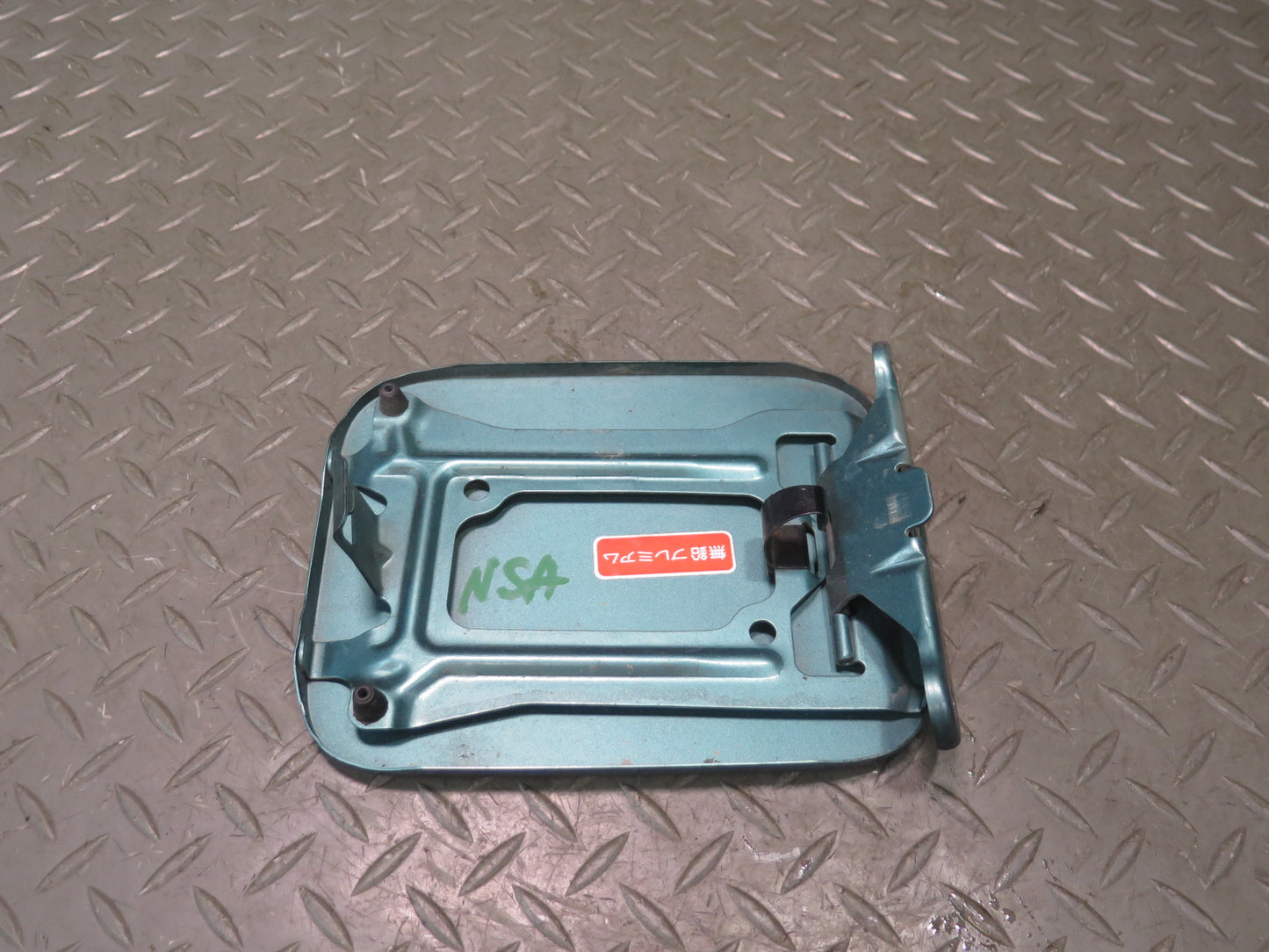 96-98 Nissan Stagea WGC34 Fuel Door Lid Cover Emerald Green OEM