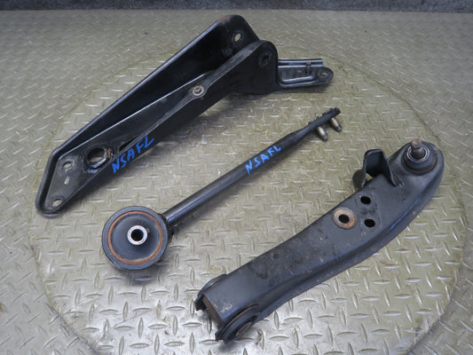 96-98 Nissan Stagea WGC34 RWD Set of 3 Front Left Upper Lower Control Arm OEM
