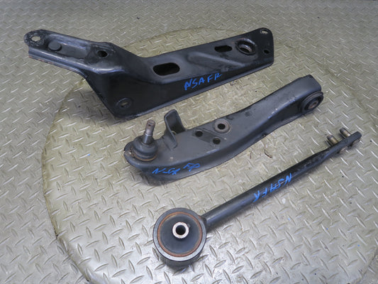 96-98 Nissan Stagea WGC34 RWD Set of 3 Front Right Upper Lower Control Arm OEM