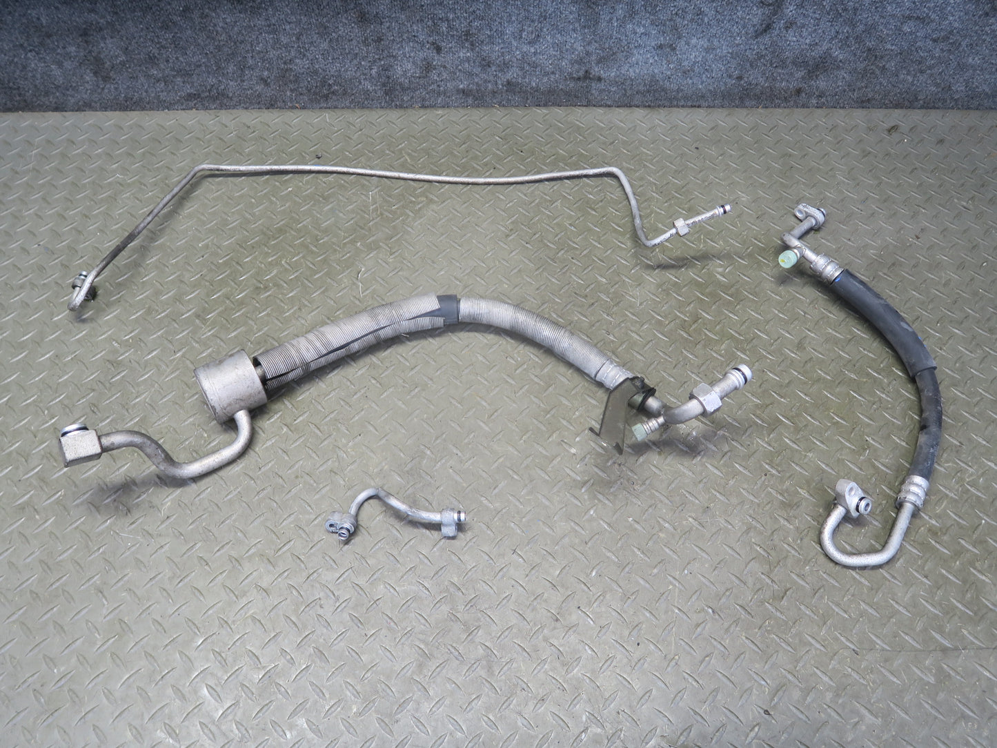96-98 Nissan Stagea WGC34 RB25DE NA A/C Air Condition Hose Line Set Set of 4 OEM