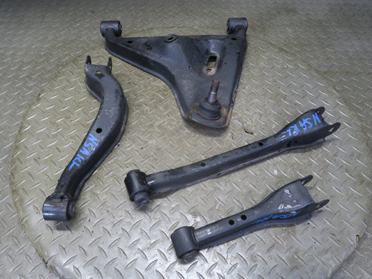96-98 Nissan Stagea WGC34 RWD Set of 4 Rear Left Upper Lower Control Arm OEM