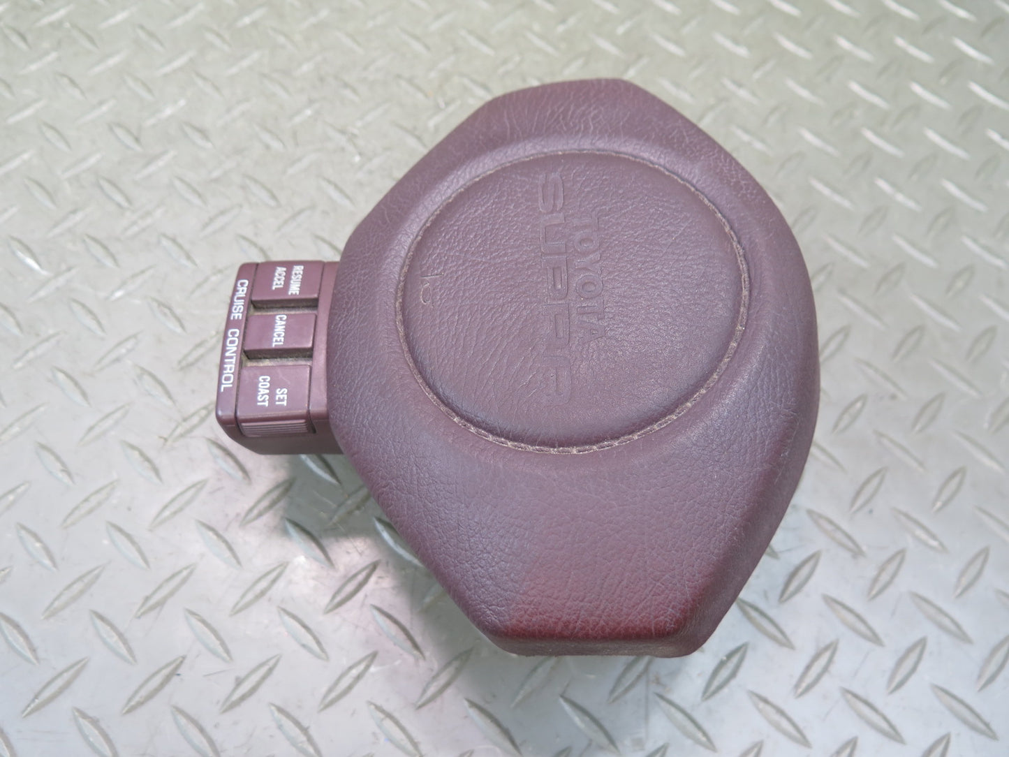 86-88 Toyota Supra MA70L Steering Wheel Horn Center Trim Pad Cover OEM