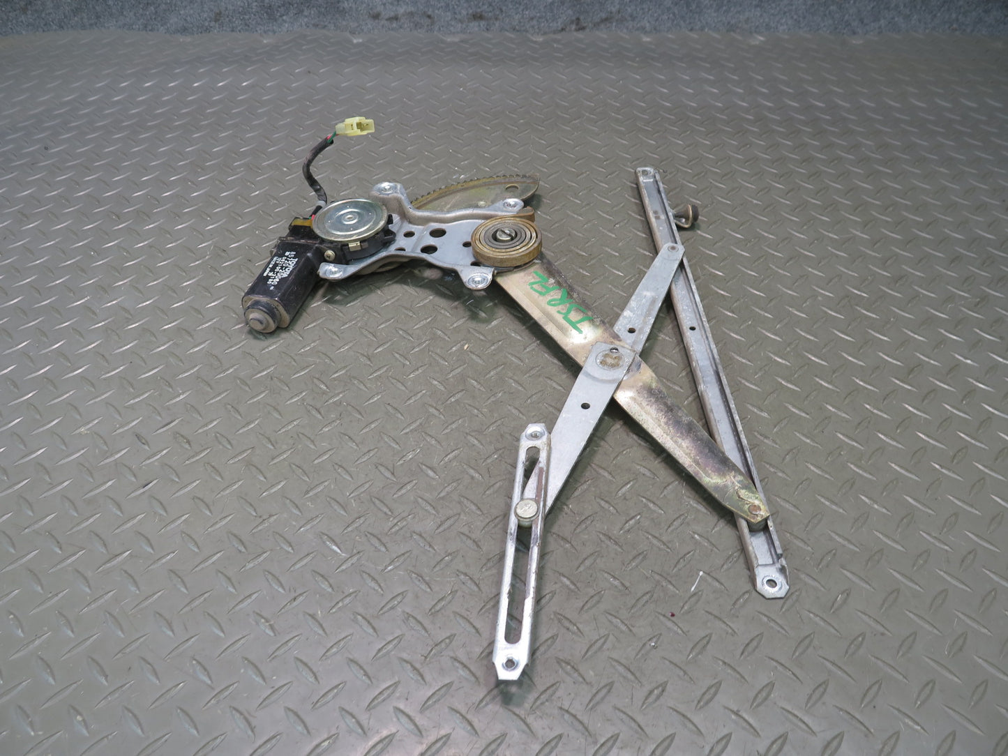 86-92 Toyota Supra MA70L Left Door Window Regulator w Motor OEM