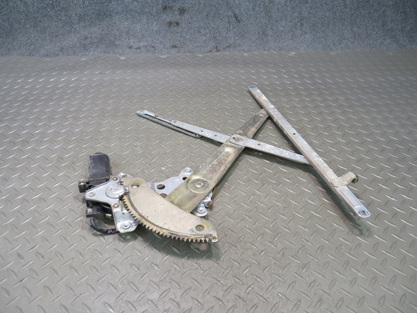 86-92 Toyota Supra MA70L Left Door Window Regulator w Motor OEM
