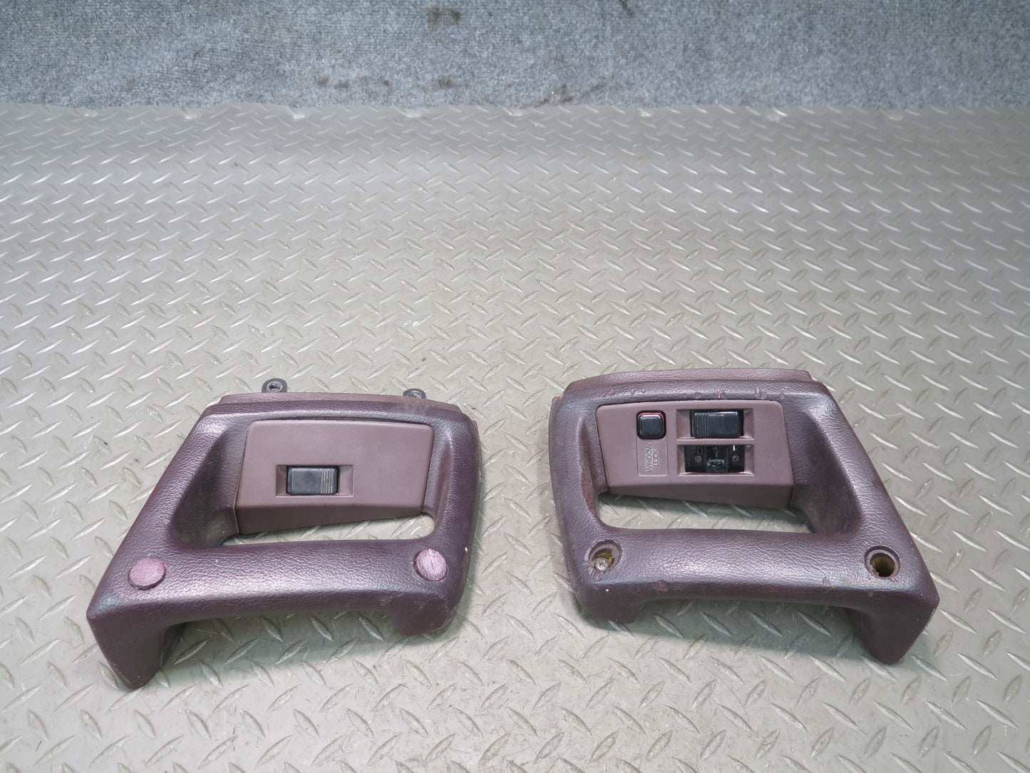 86-88 Toyota Supra MK3 Set of 2 Interior Door Grab Handle w Window Switch OEM