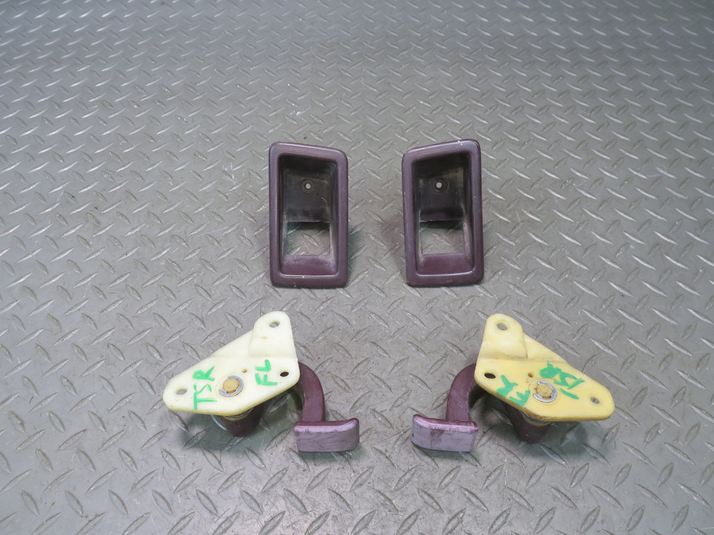 86-92 Toyota Supra MA70L Left & Right Interior Door Handle Trim Set OEM