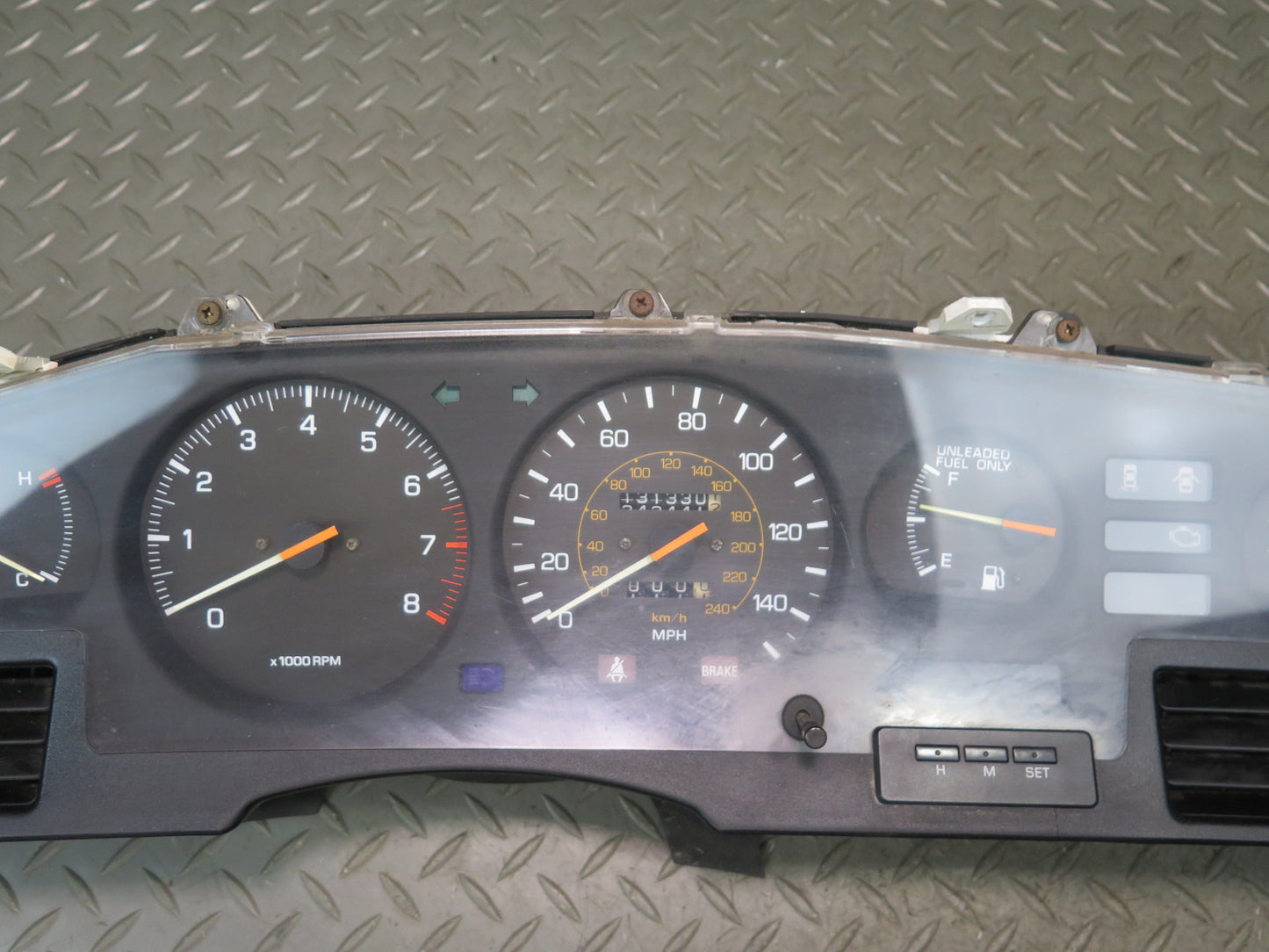 86-88 Toyota Supra MA70L NON Turbo M/T Instrument Cluster Gauge Speedometer OEM