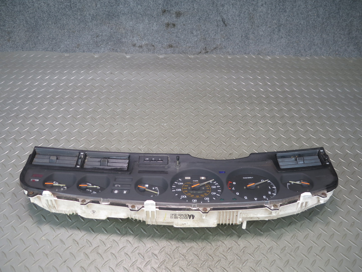 86-88 Toyota Supra MA70L NON Turbo M/T Instrument Cluster Gauge Speedometer OEM