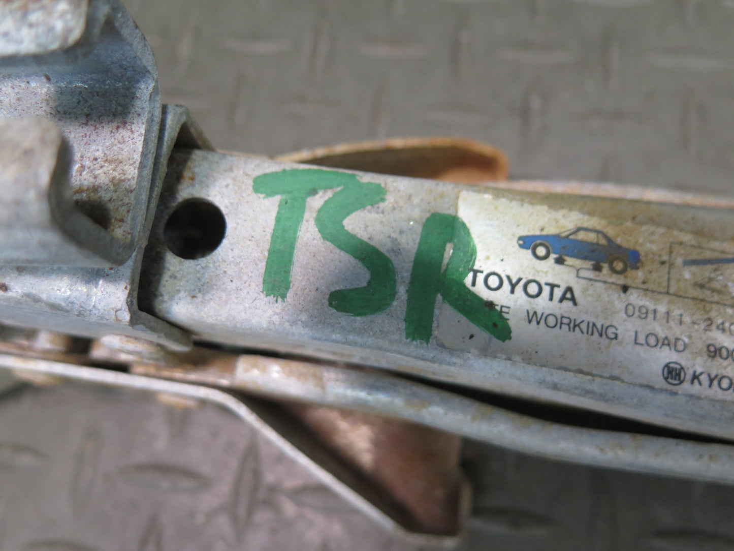 86-92 Toyota Supra MA70L Emergency Spare Tire Lift Jack Wrench Case Set OEM