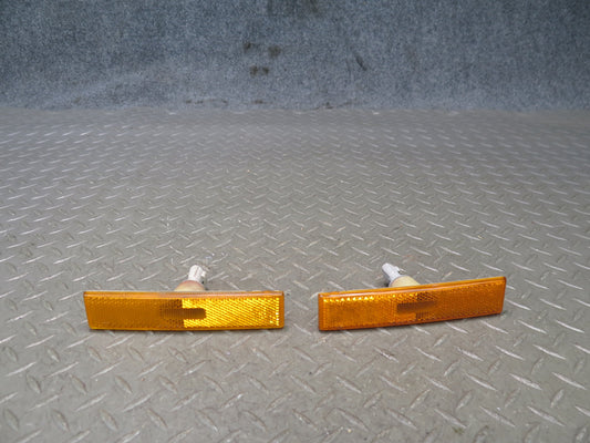 86-92 Toyota Supra MA70L Front Left & Right Fender Marker Light Lamp Set OEM