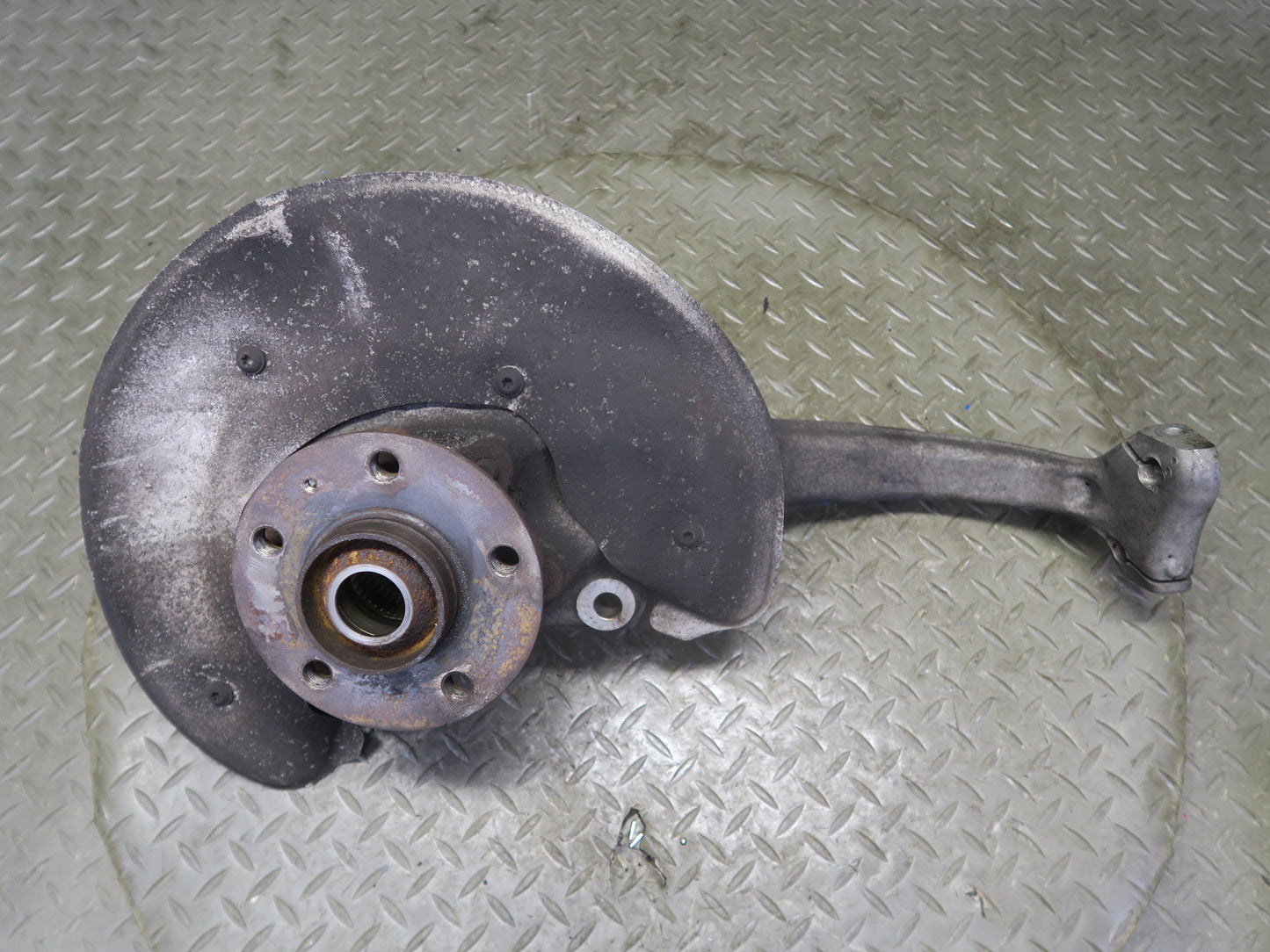 10-12 Audi B8 A5 S5 AWD Front Left Spindle Knuckle Wheel Hub 81K Miles OEM