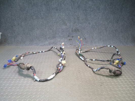 86-88 Toyota Supra MA71 Set of 2 Left & Right Door Wire Wiring Harness OEM
