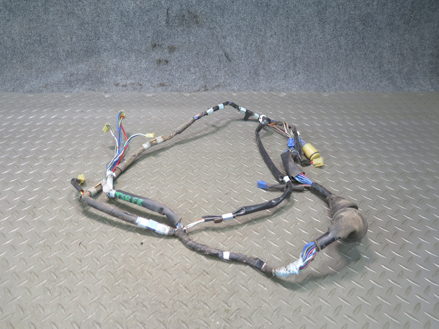 86-88 Toyota Supra MA71 Set of 2 Left & Right Door Wire Wiring Harness OEM
