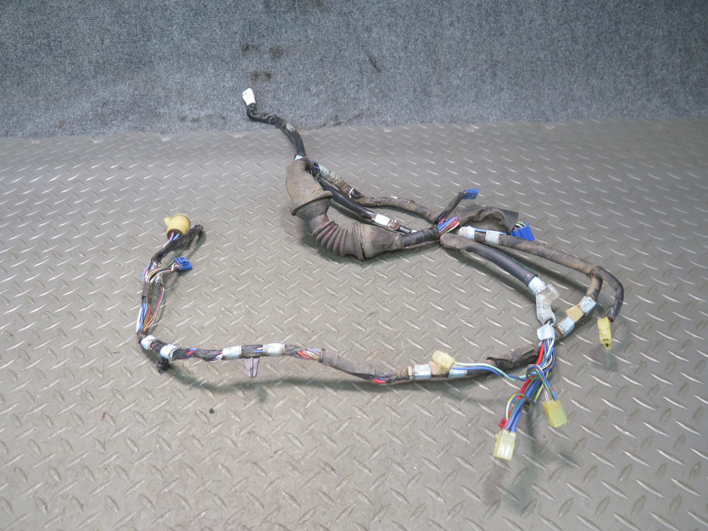 86-88 Toyota Supra MA71 Set of 2 Left & Right Door Wire Wiring Harness OEM