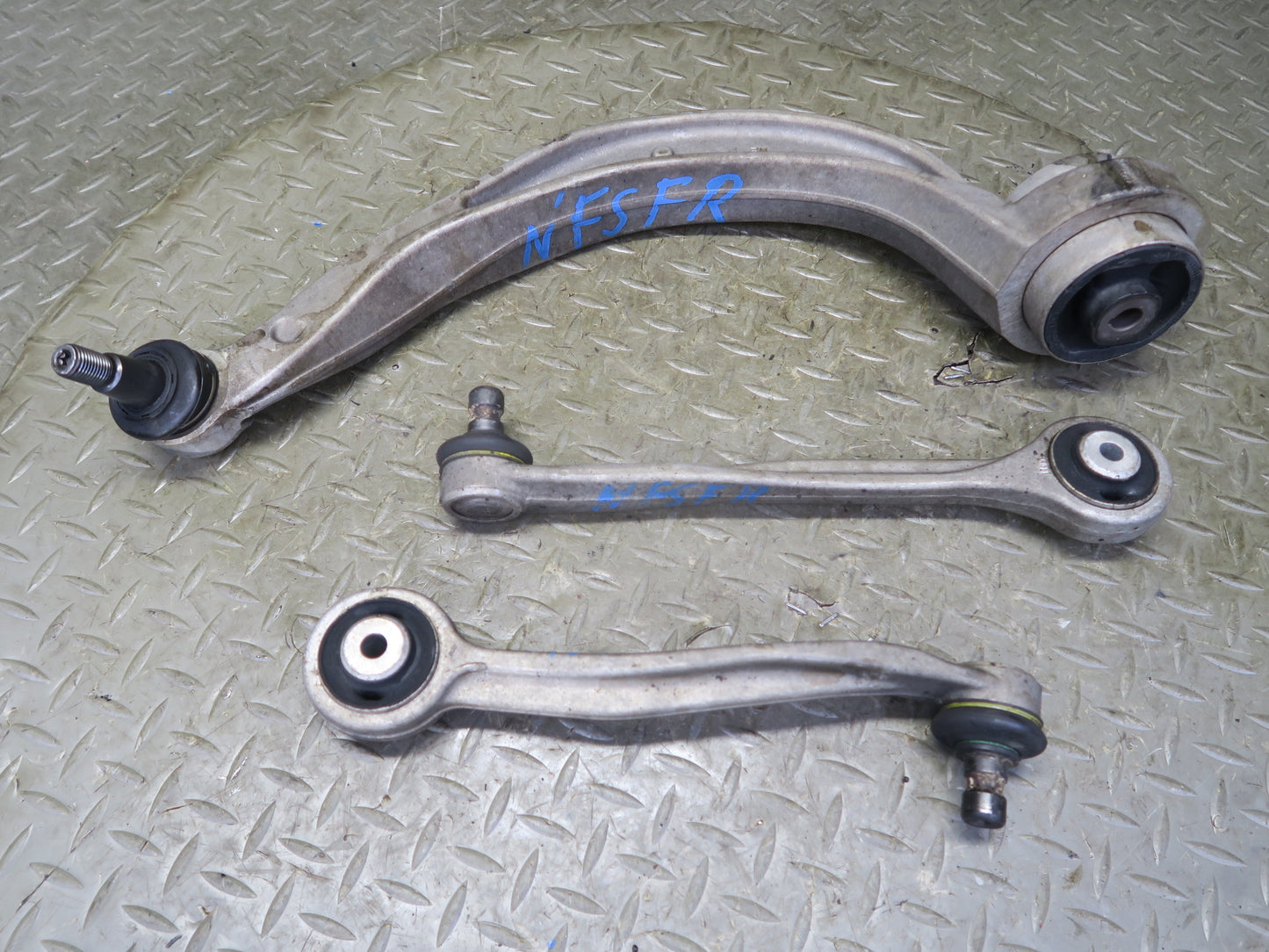 12-16 Audi 8T A5 S5 Front Right Upper & Lower Control Arm Set 81K Miles OEM