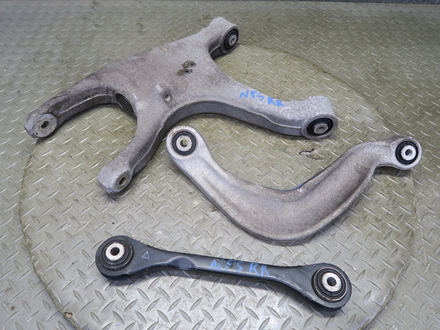 10-16 Audi 8T S5 AWD Set of 3 Rear Right Upper Lower Control Arm 81K Miles OEM